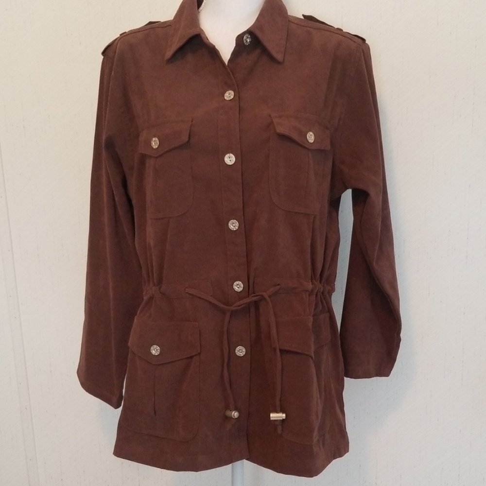 A27 - Denim & Co button up shirt